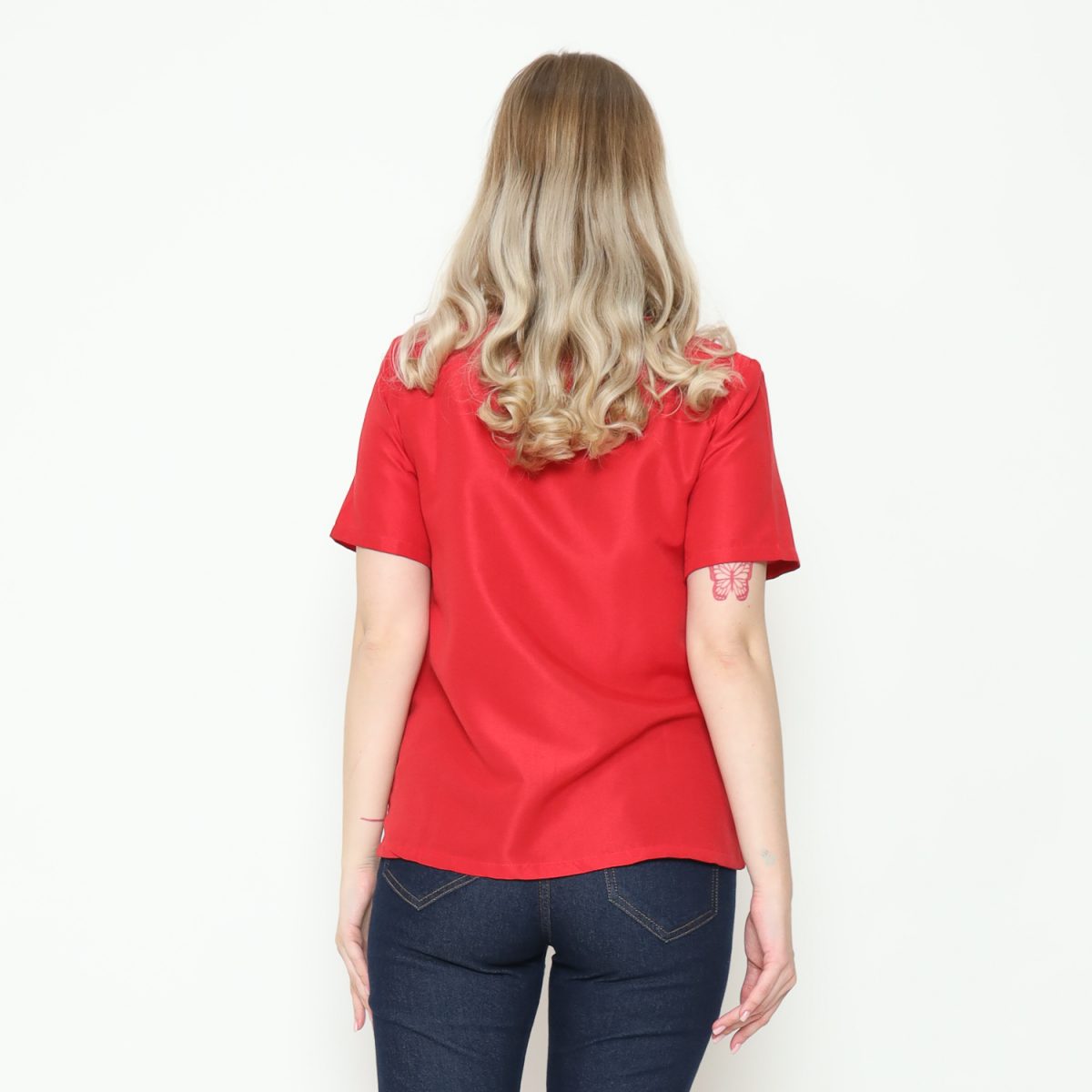 Rose Blouse Red - Image 5