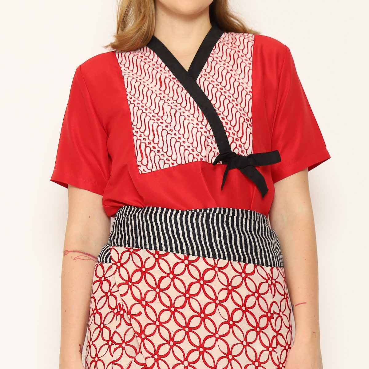 Rose Blouse Red - Image 2
