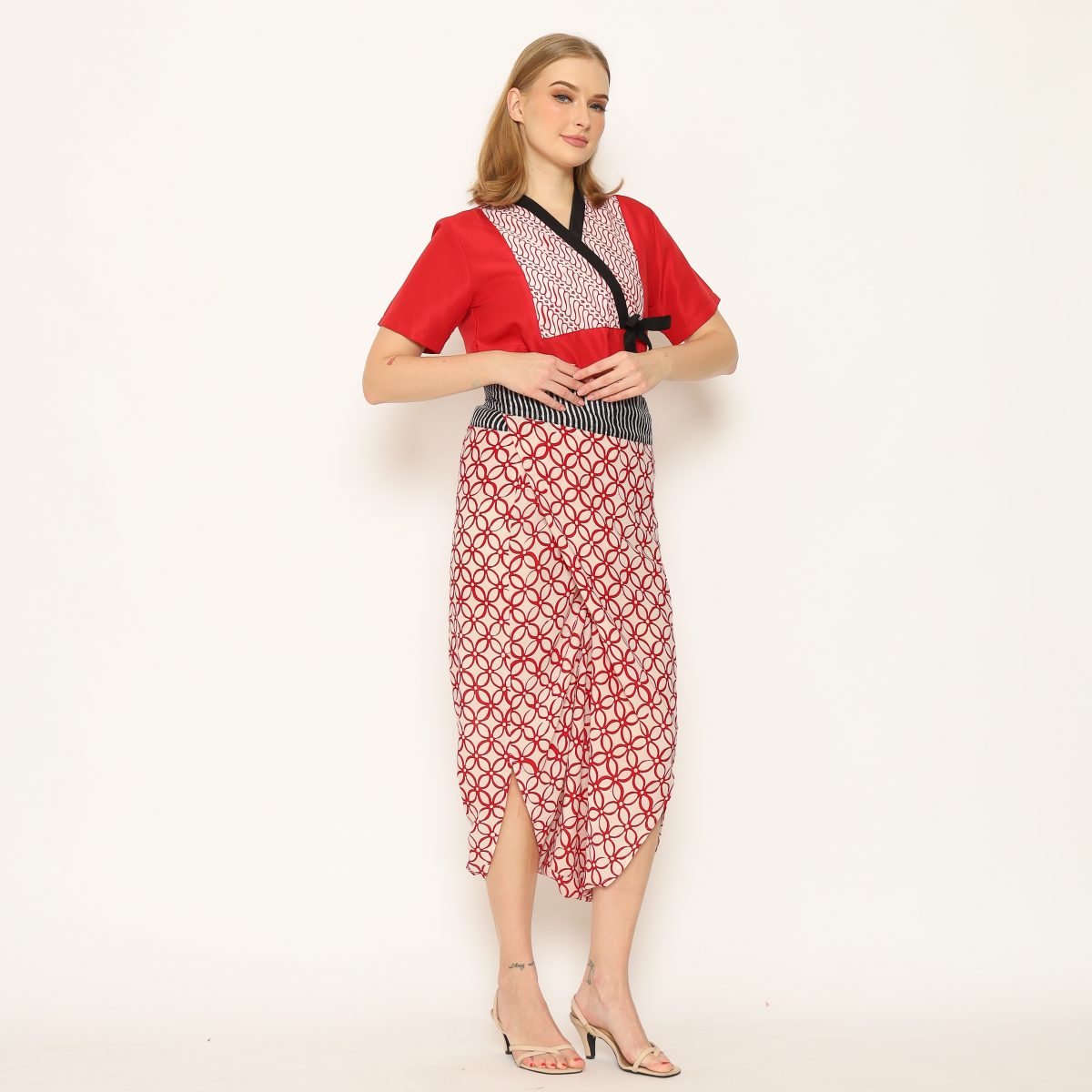 Rose Blouse Red - Image 4