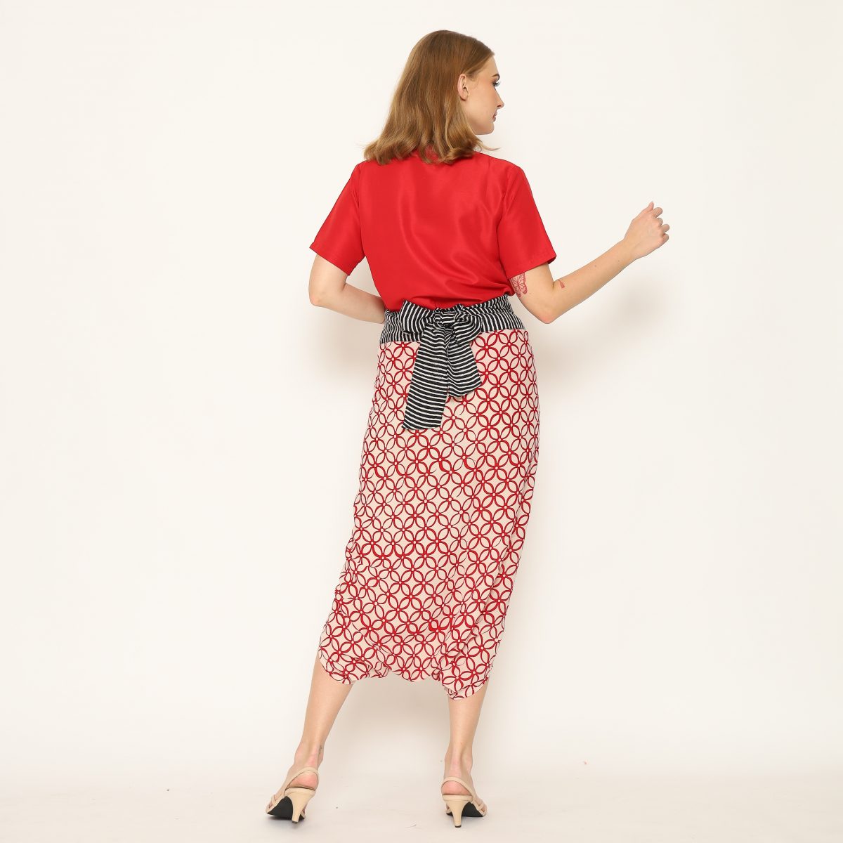 Rose Blouse Red - Image 5