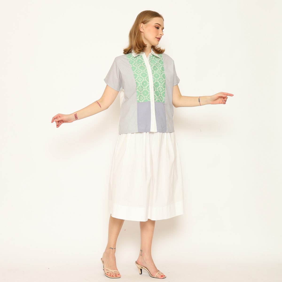 Patricia Shirt Green - Image 4