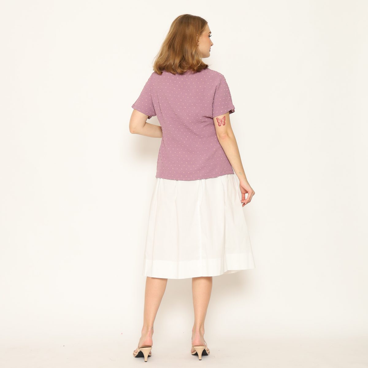 Yasmine Blouse Light Purple - Image 5