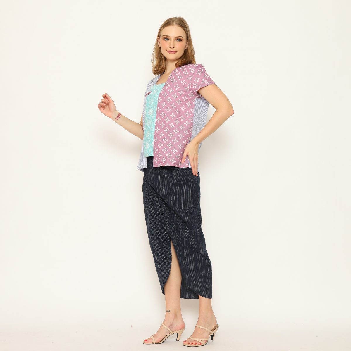 Carlina Blouse Purple - Image 3