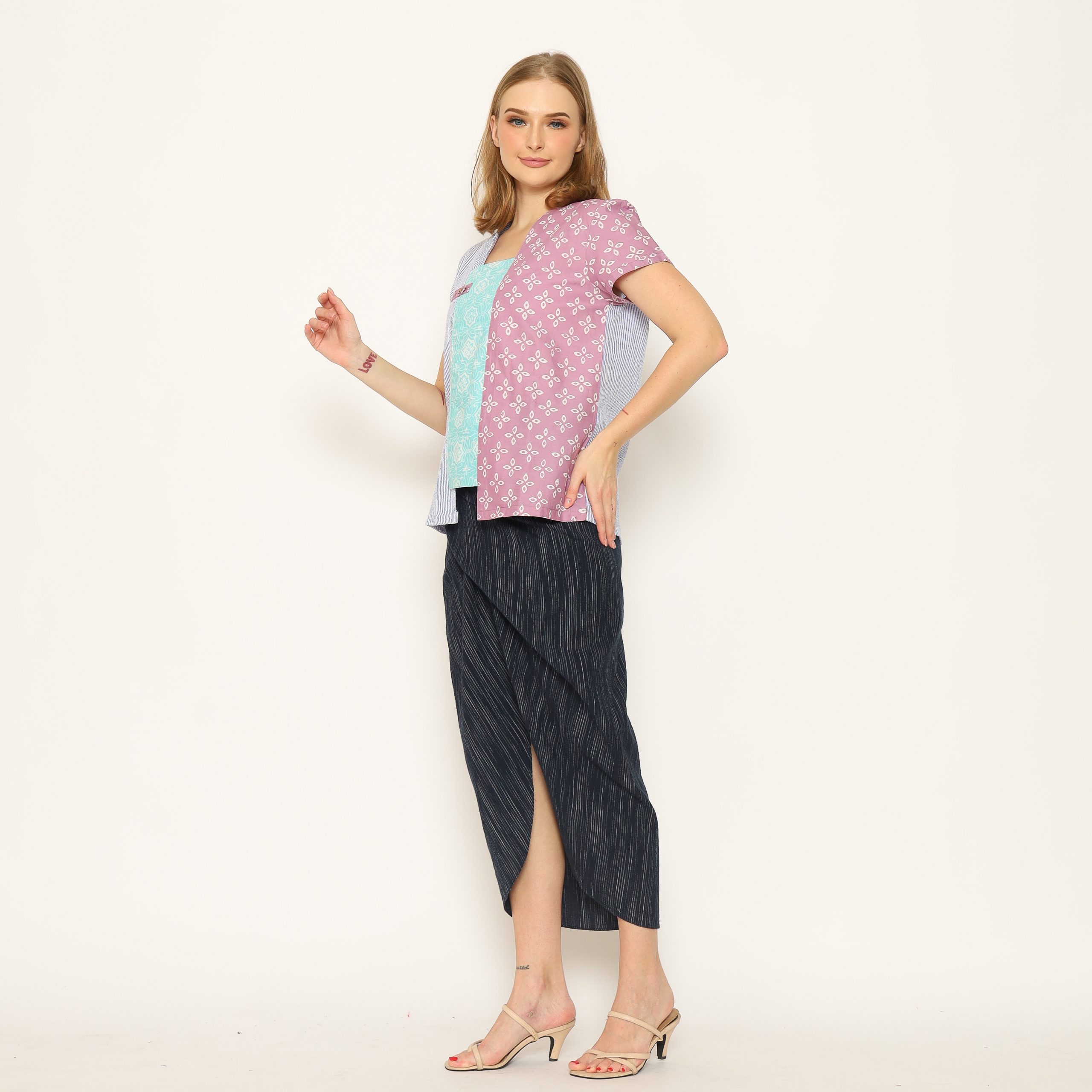 Carlina Blouse Purple - Image 3