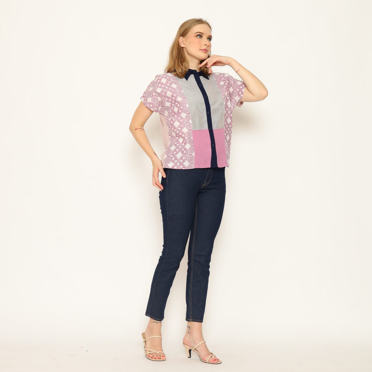 Patricia Shirt Purple - Image 3
