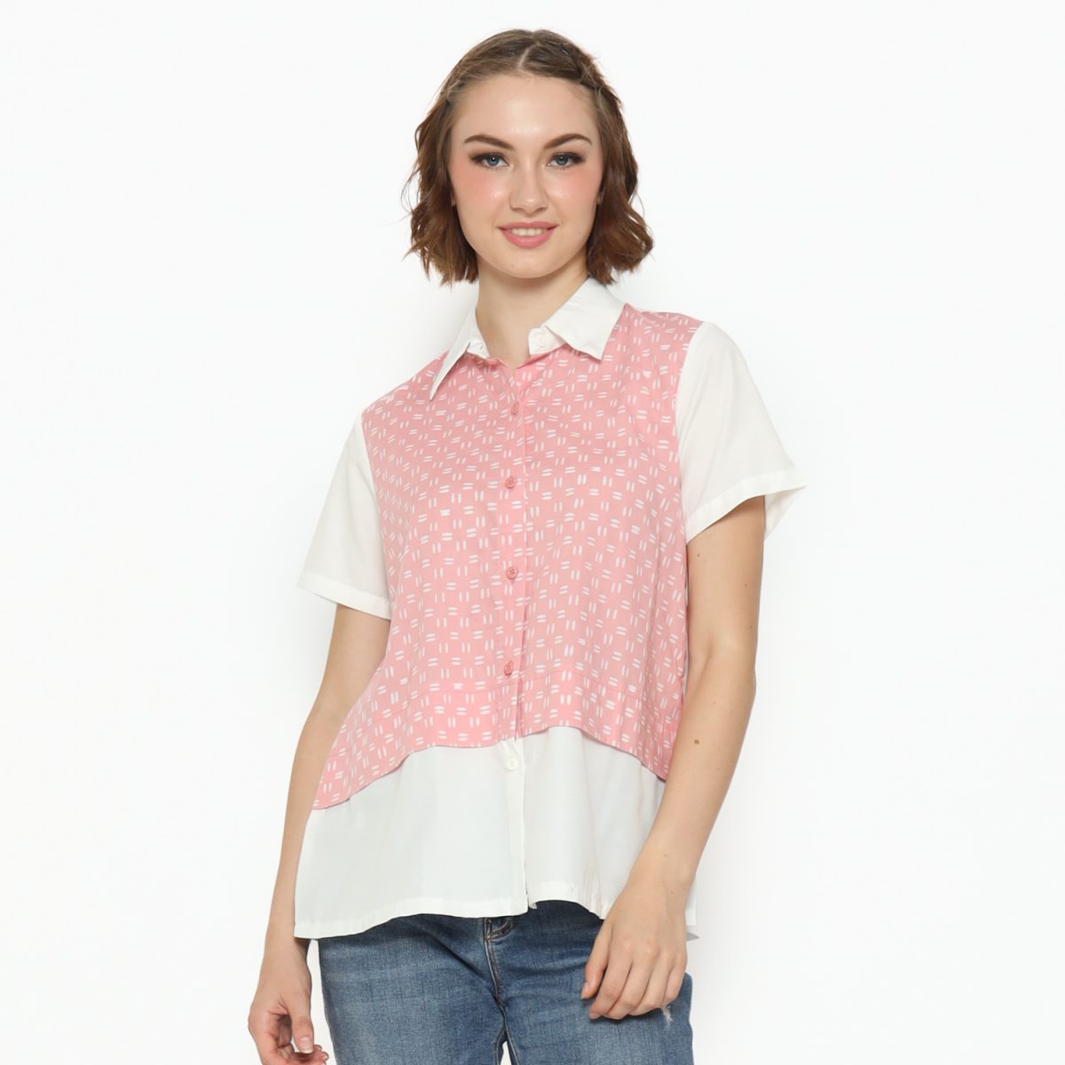 Atlanta Shirt Pink Cream