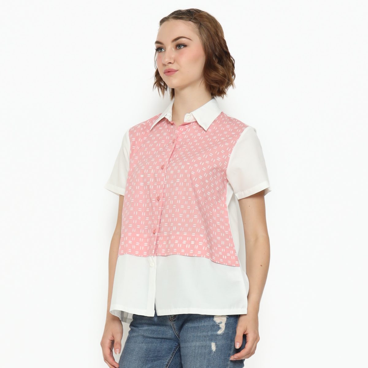 Atlanta Shirt Pink Cream - Image 3