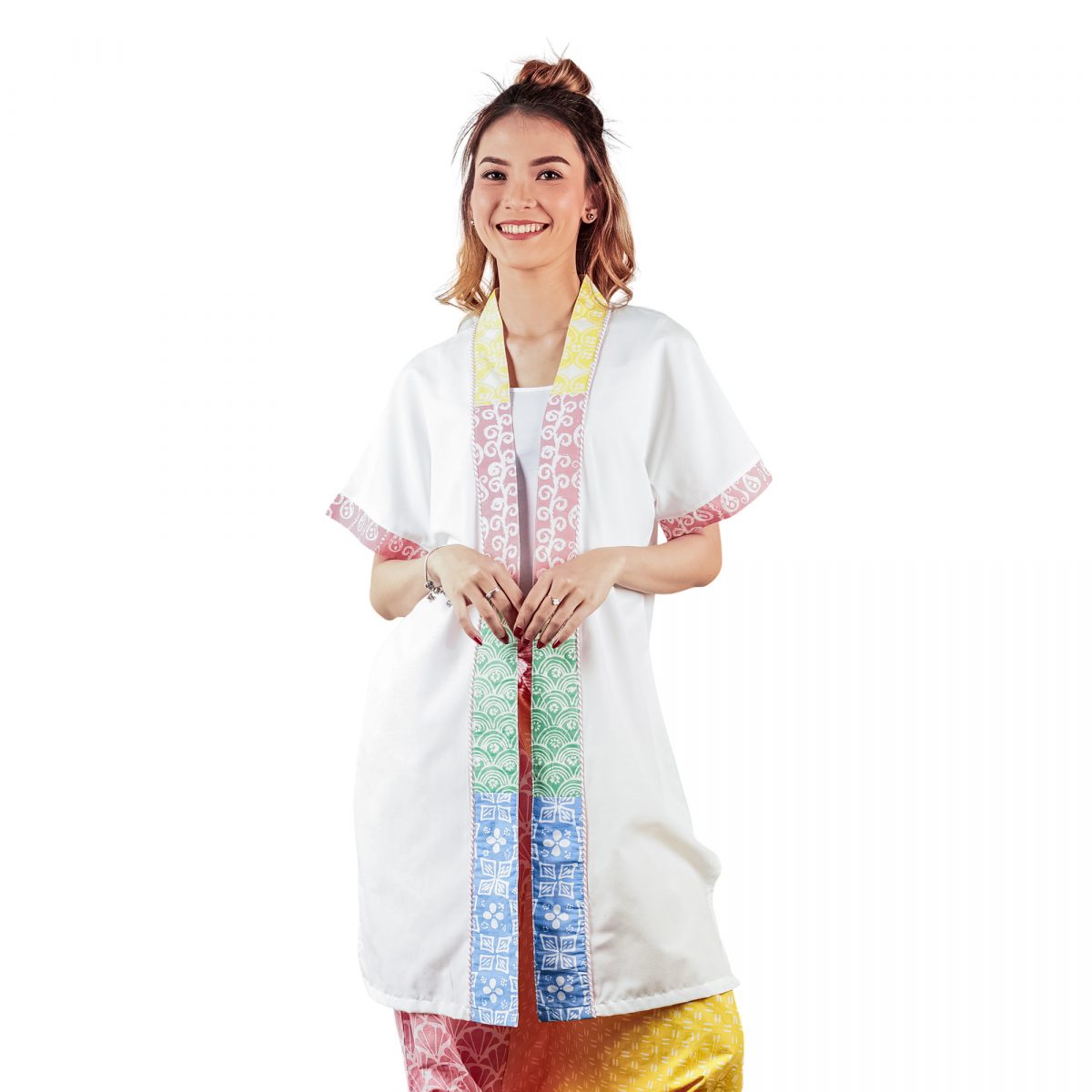 Rainbow Blazer Broken White