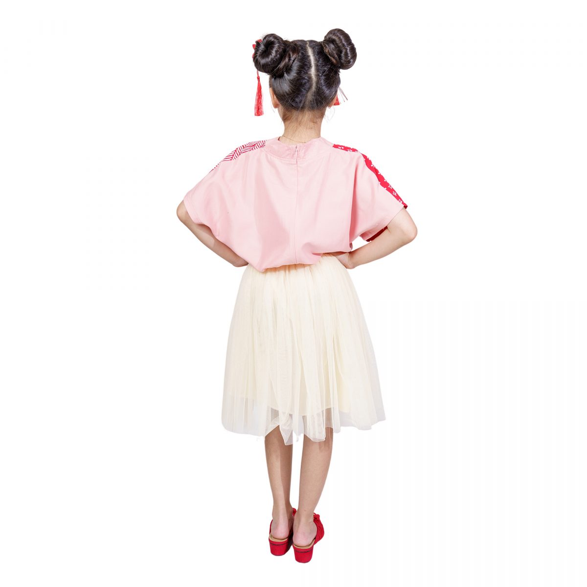 Inara Blouse Kids Red - Image 5