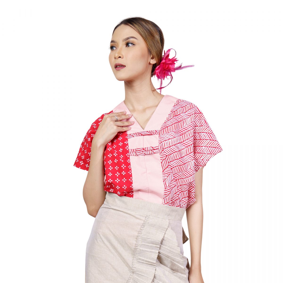 Inara Blouse Red