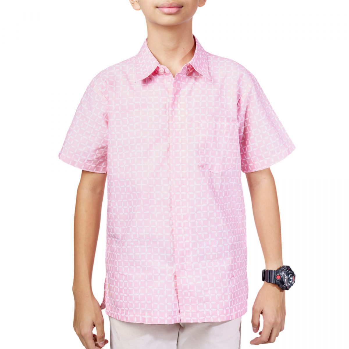 Gabriel Shirt Kids Pink - Image 2