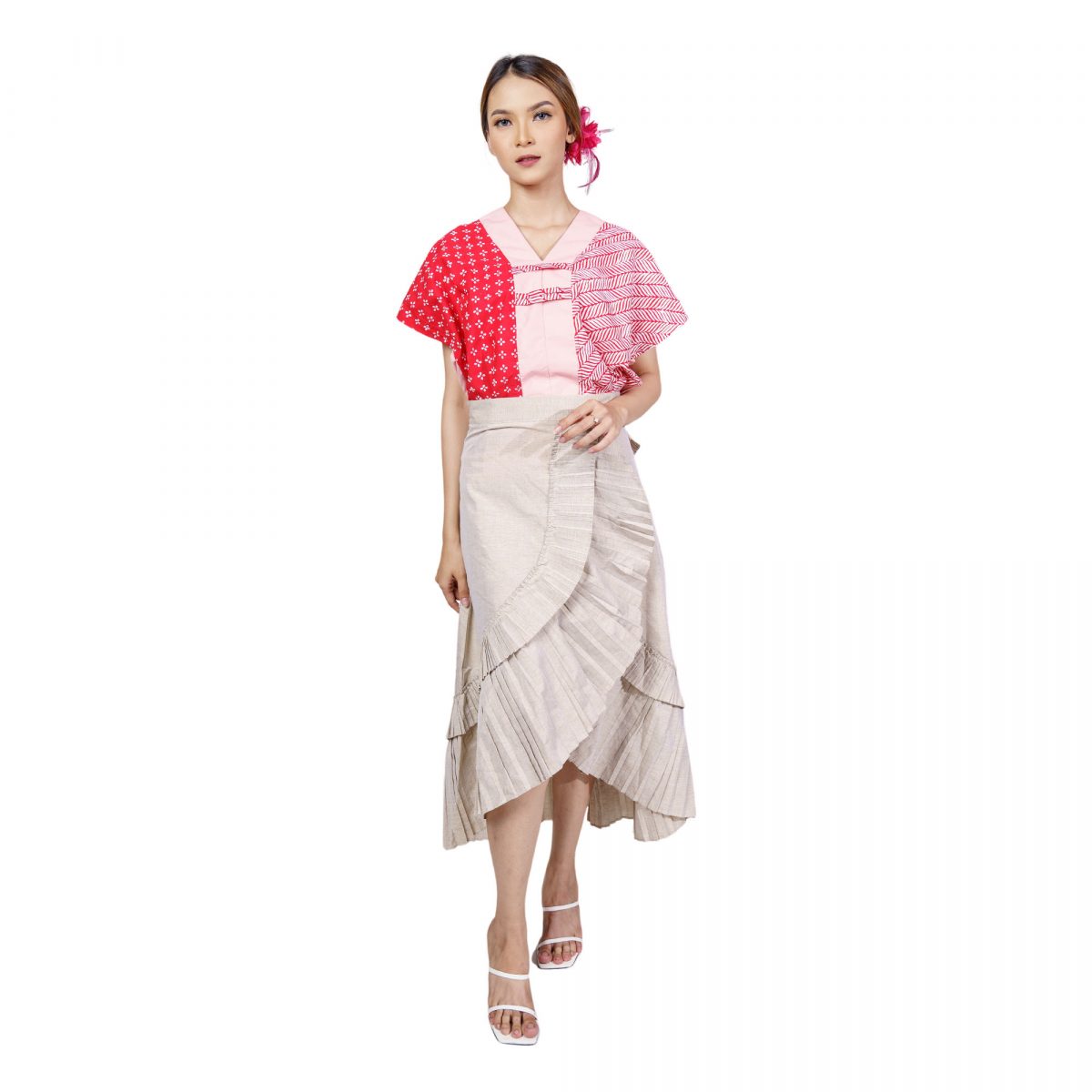 Inara Blouse Red - Image 6