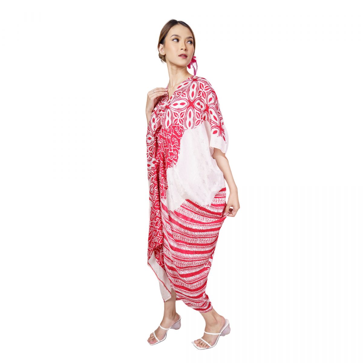 Claudia Dress Red - Image 4