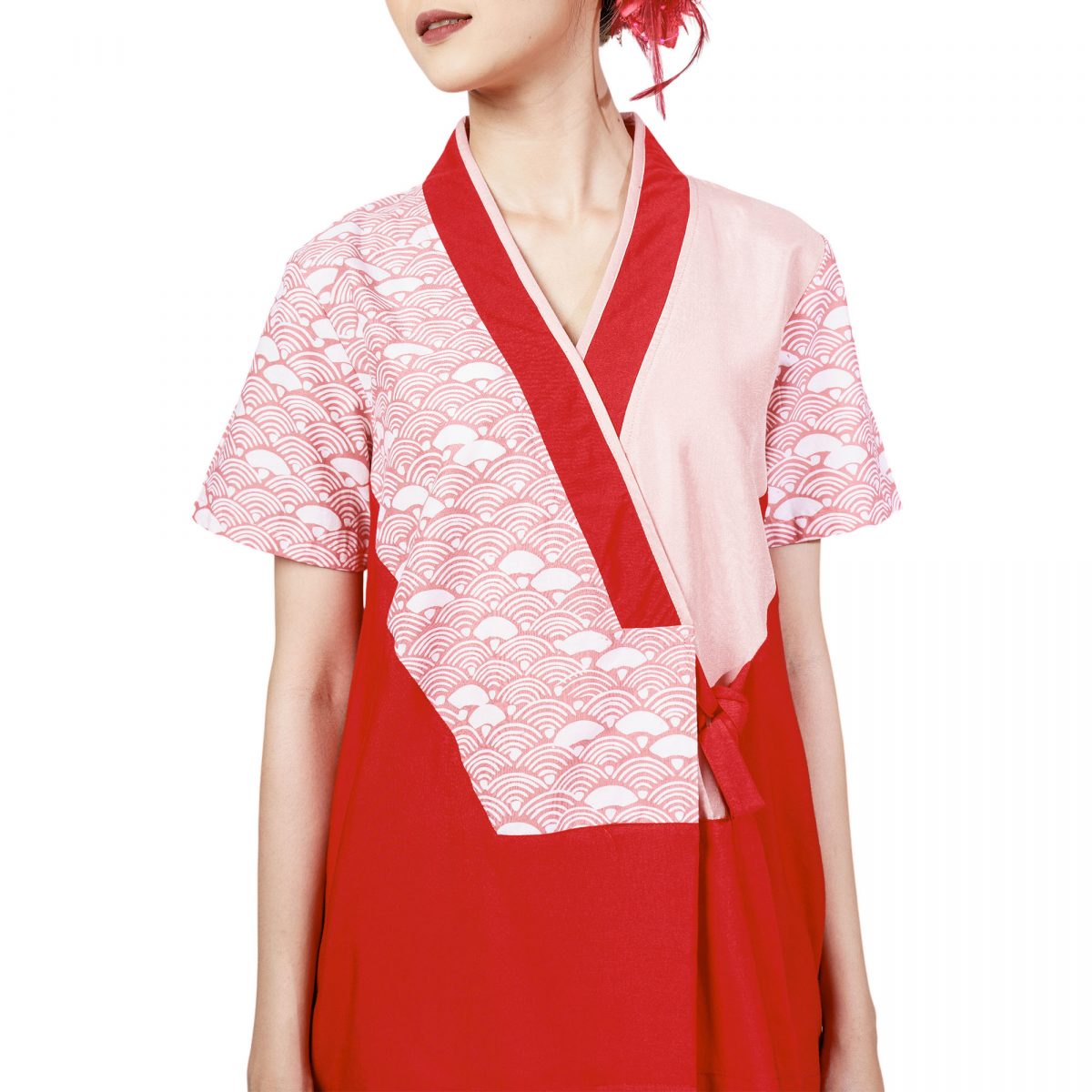 Sejiwa Blouse Red Pink - Image 2
