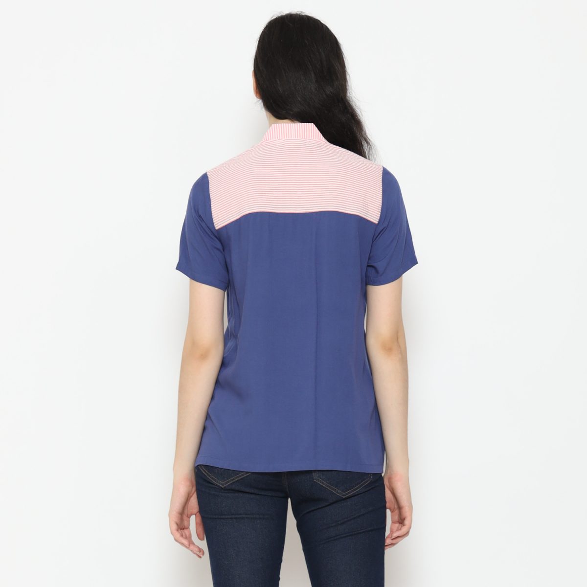 Nara Blouse Blue - Image 5