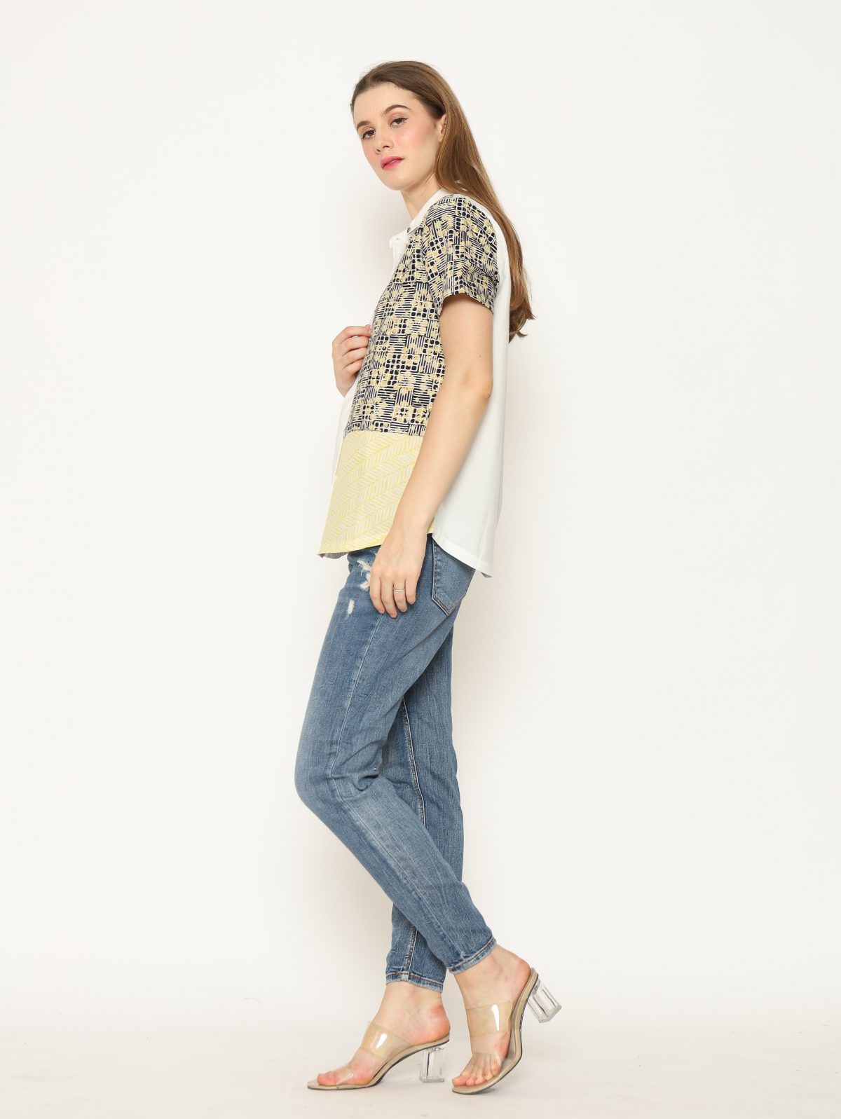 Agnes Shirt Yellow - Image 3