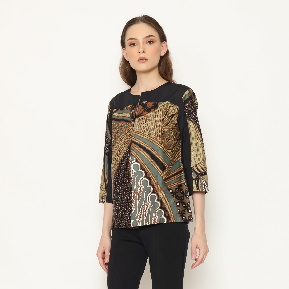 Arleta Blazer Olive Green - Image 4