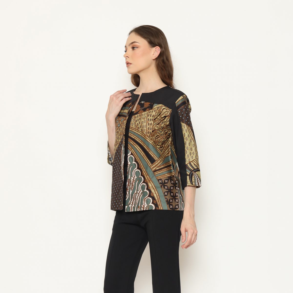 Arleta Blazer Olive Green - Image 3