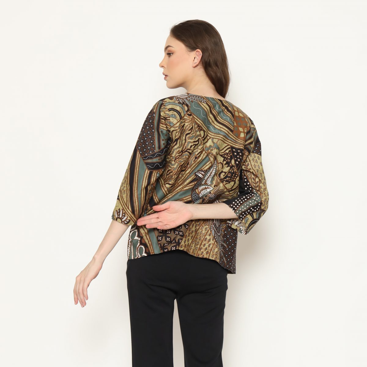 Arleta Blazer Olive Green - Image 5