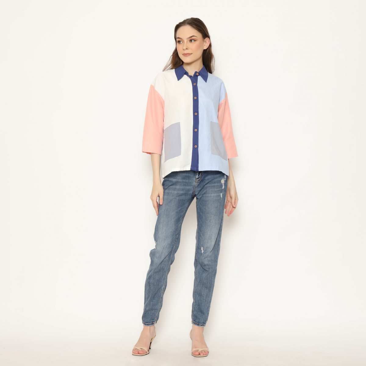 Purina Shirt Stripe Blue - Image 6