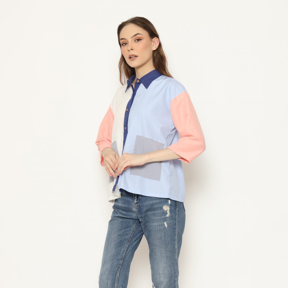 Purina Shirt Stripe Blue - Image 3