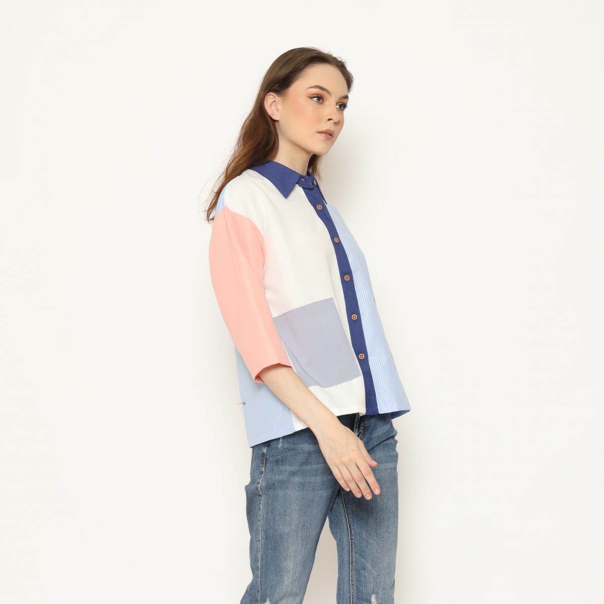 Purina Shirt Stripe Blue - Image 4