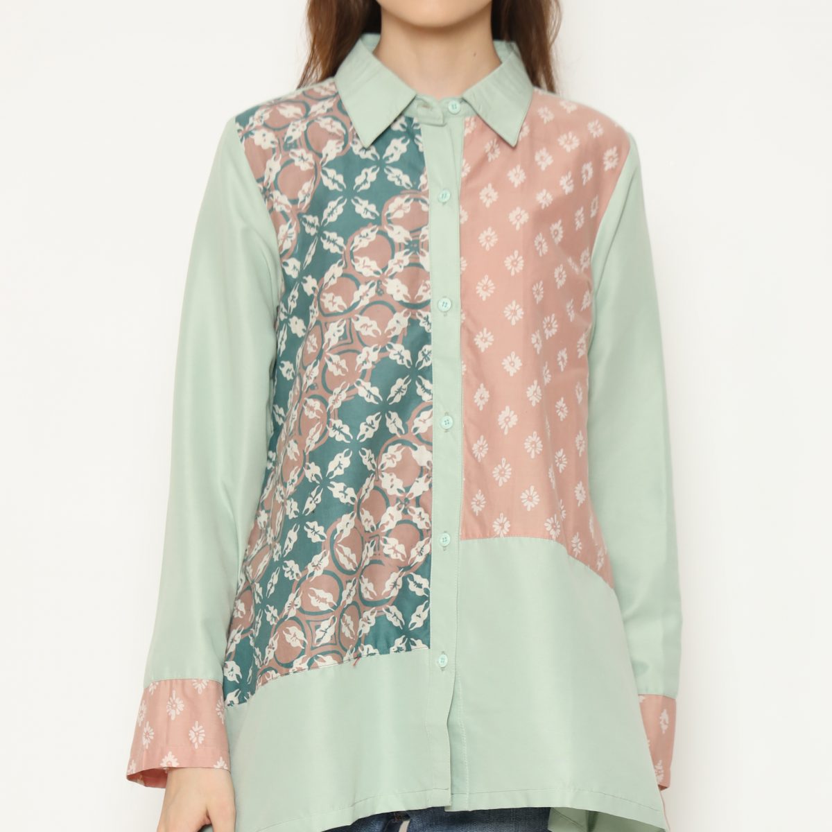 Raina Shirt Sage Green - Image 2