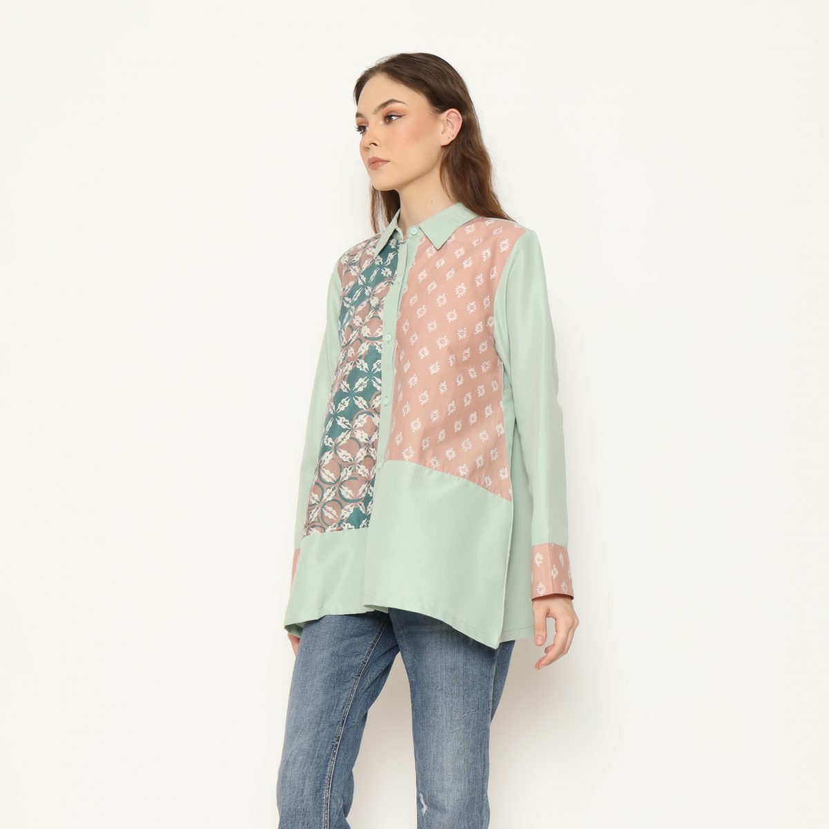 Raina Shirt Sage Green - Image 3