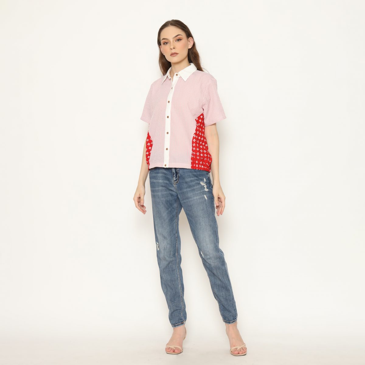 Yanara Shirt Red - Image 6