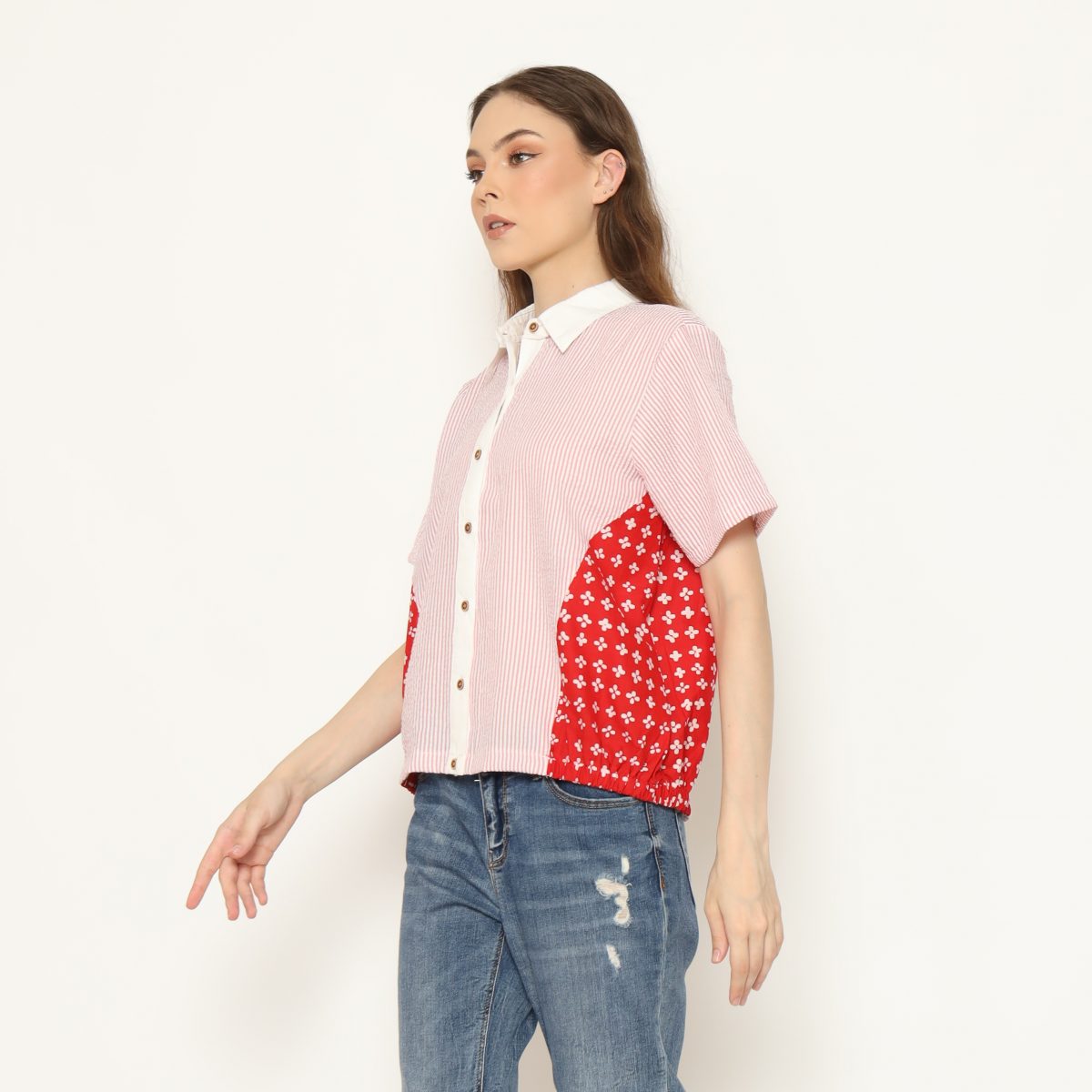 Yanara Shirt Red - Image 4