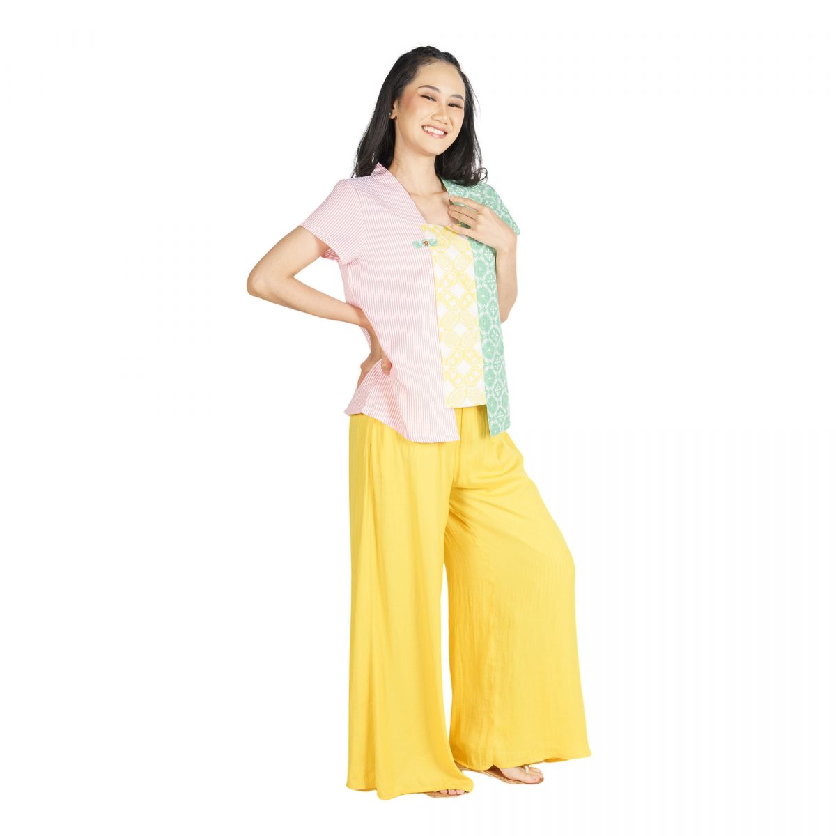 Carlina Blouse Green - Image 4