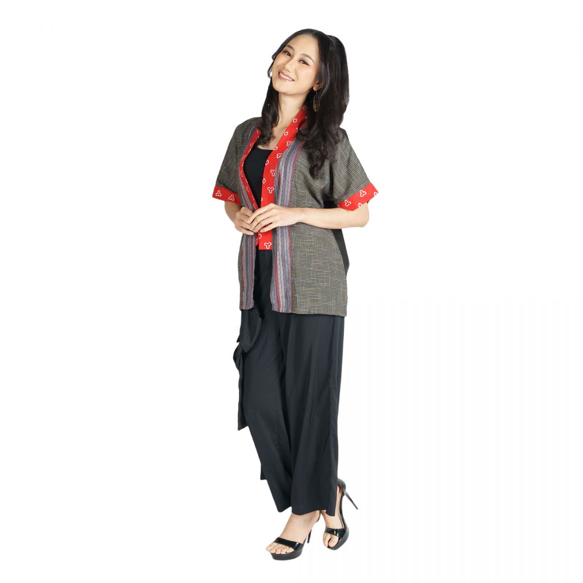 Fujiyama Blazer Black Red - Image 3