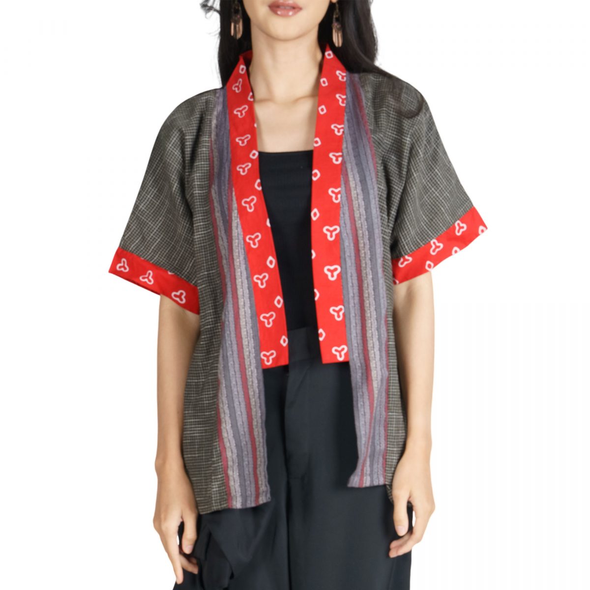 Fujiyama Blazer Black Red - Image 2