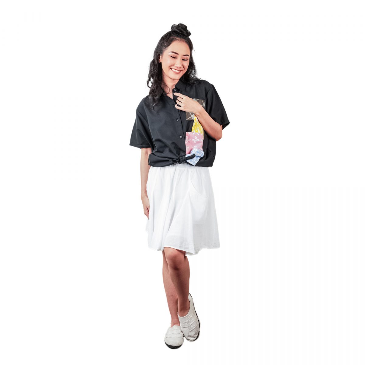 Mozaic Shirt Black - Image 6