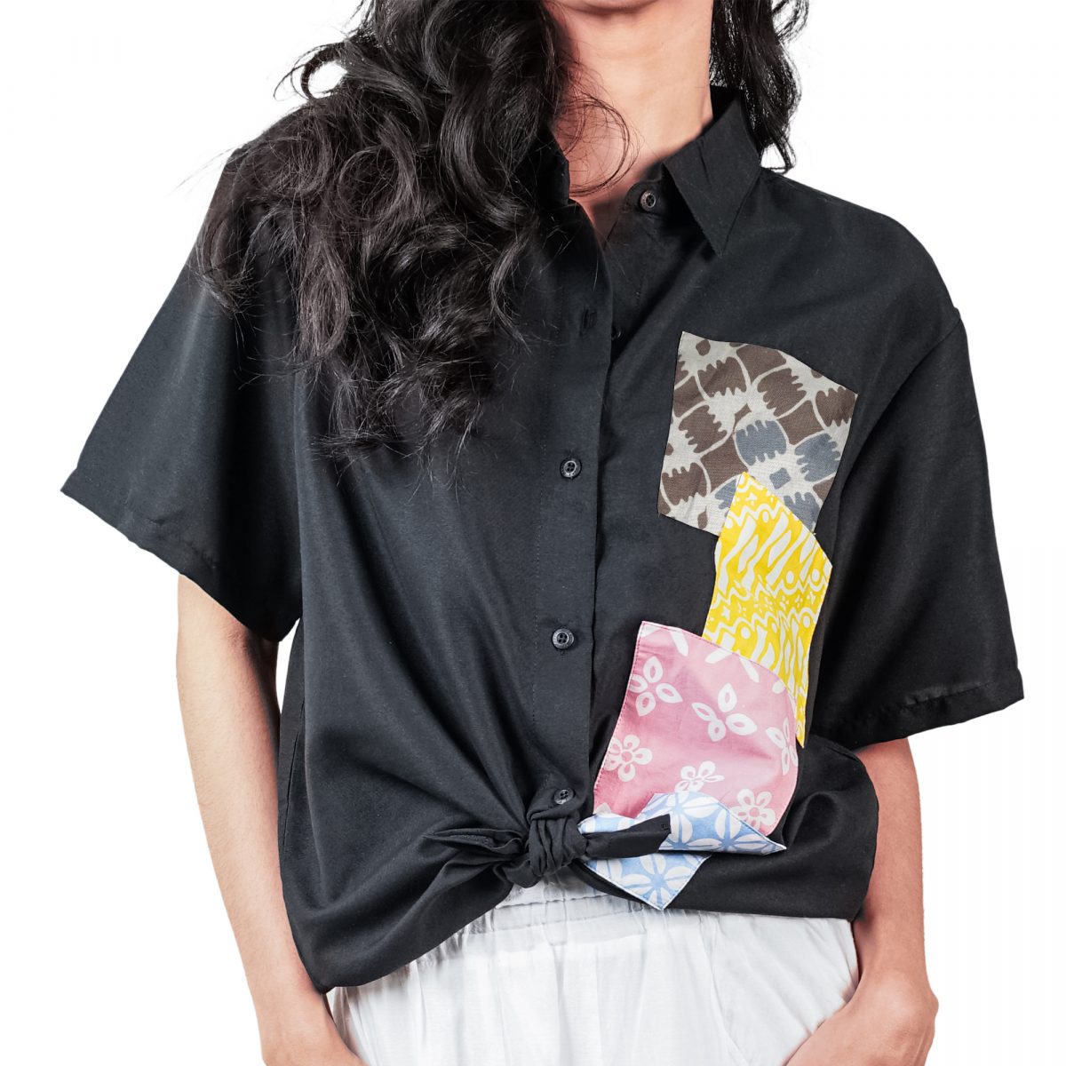Mozaic Shirt Black - Image 2