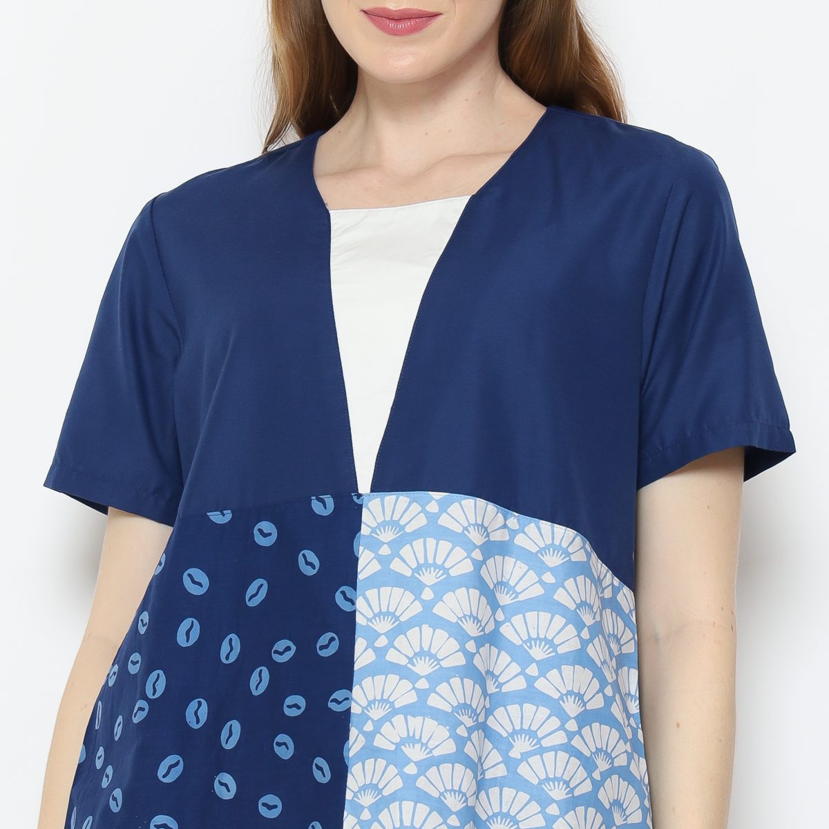 Nikita Blouse Navy - Image 2
