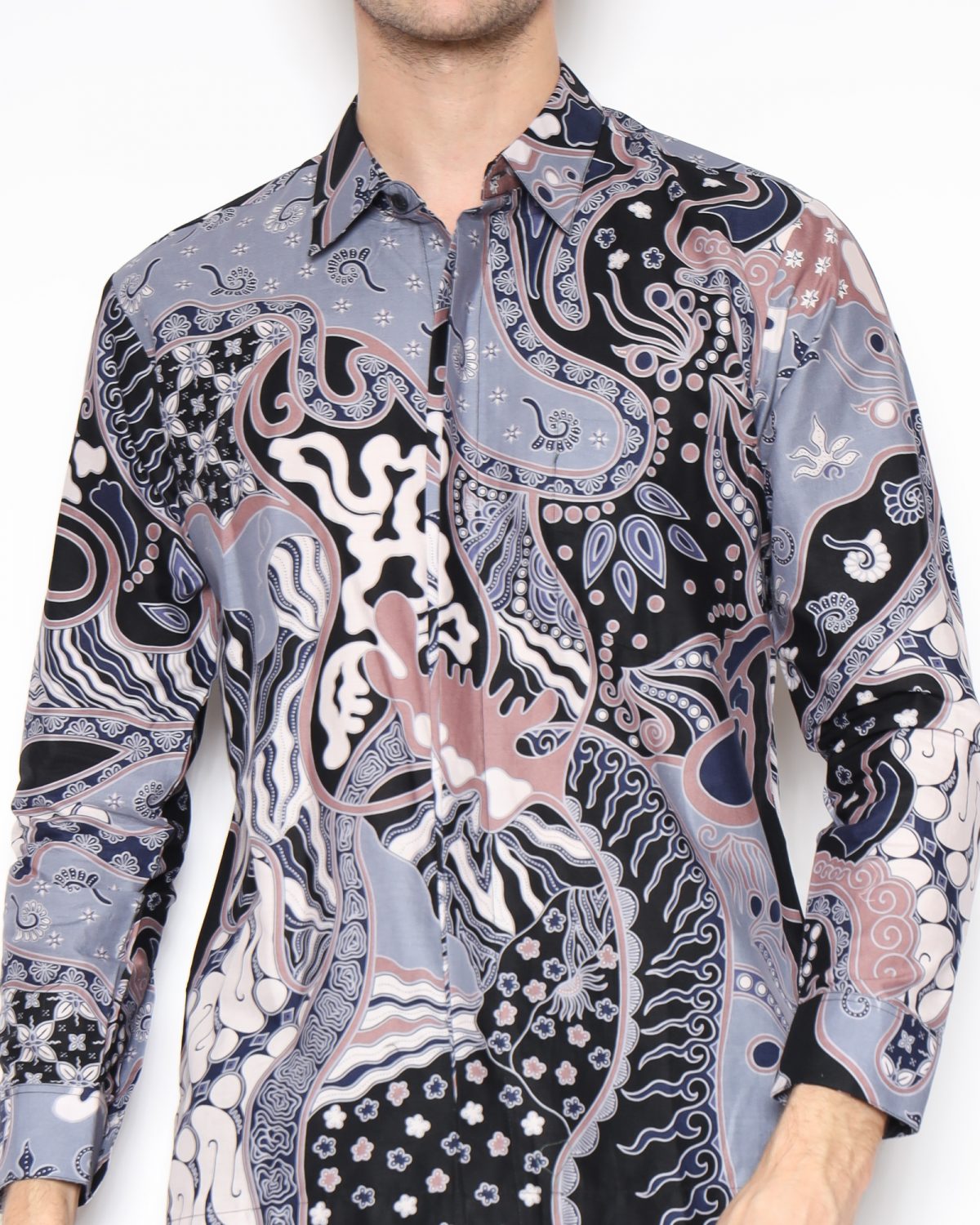 Tuscany Shirt Black Grey - Image 2
