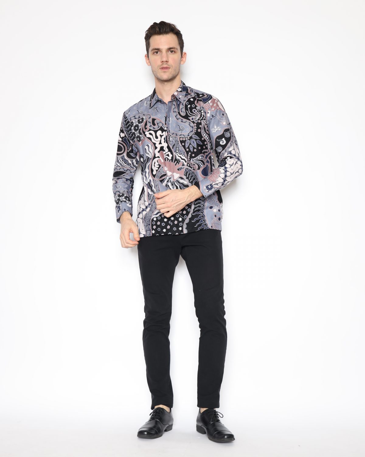 Tuscany Shirt Black Grey - Image 6