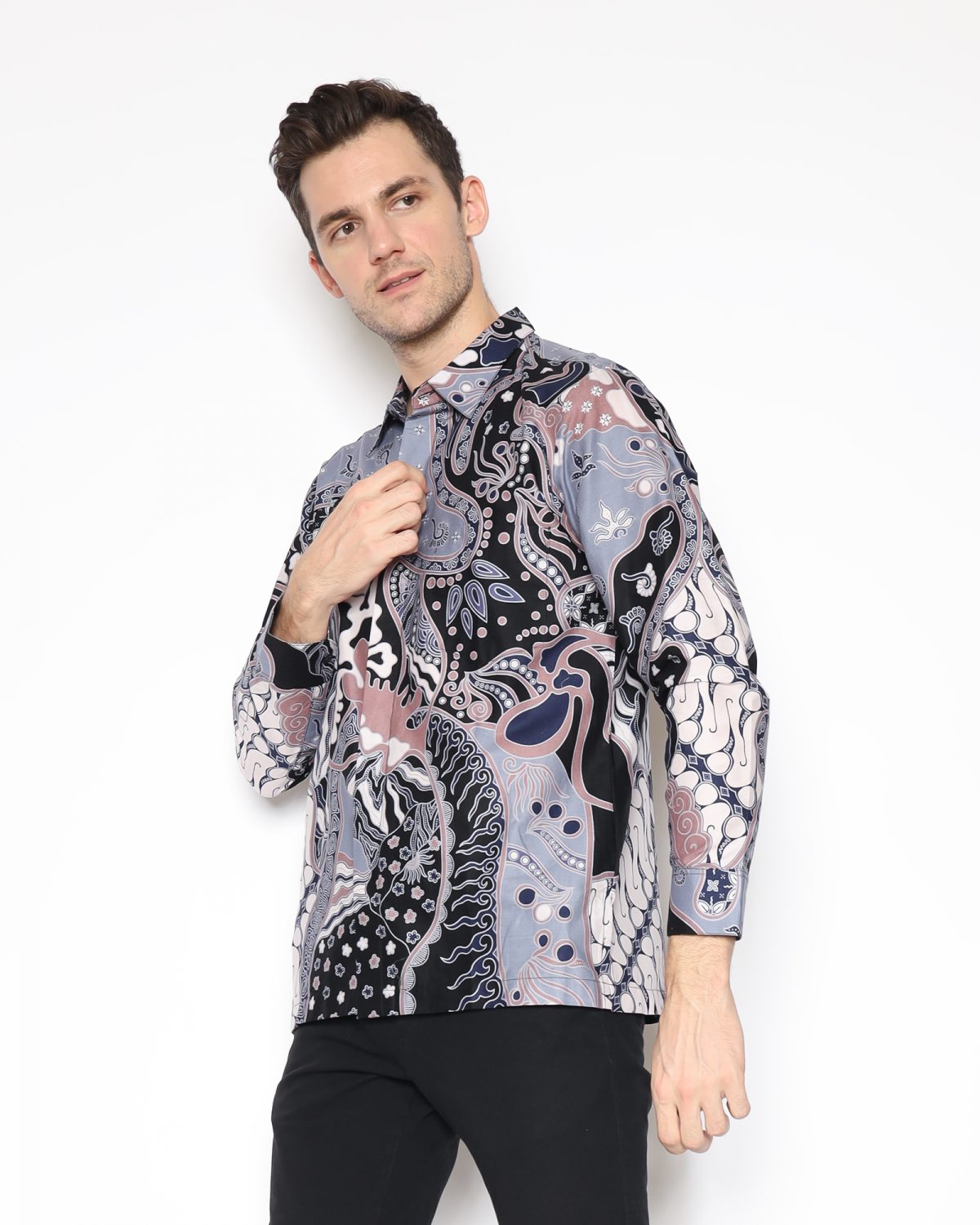 Tuscany Shirt Black Grey - Image 3