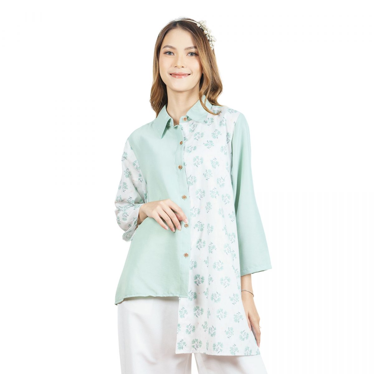 Lilian Shirt Sage Green