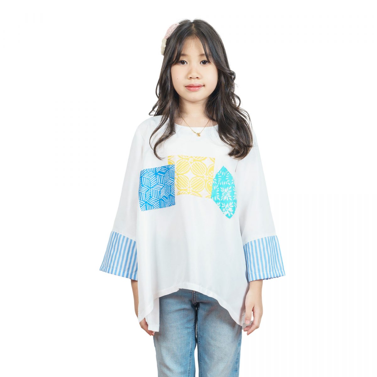Rembulan Blouse Kids Broken White
