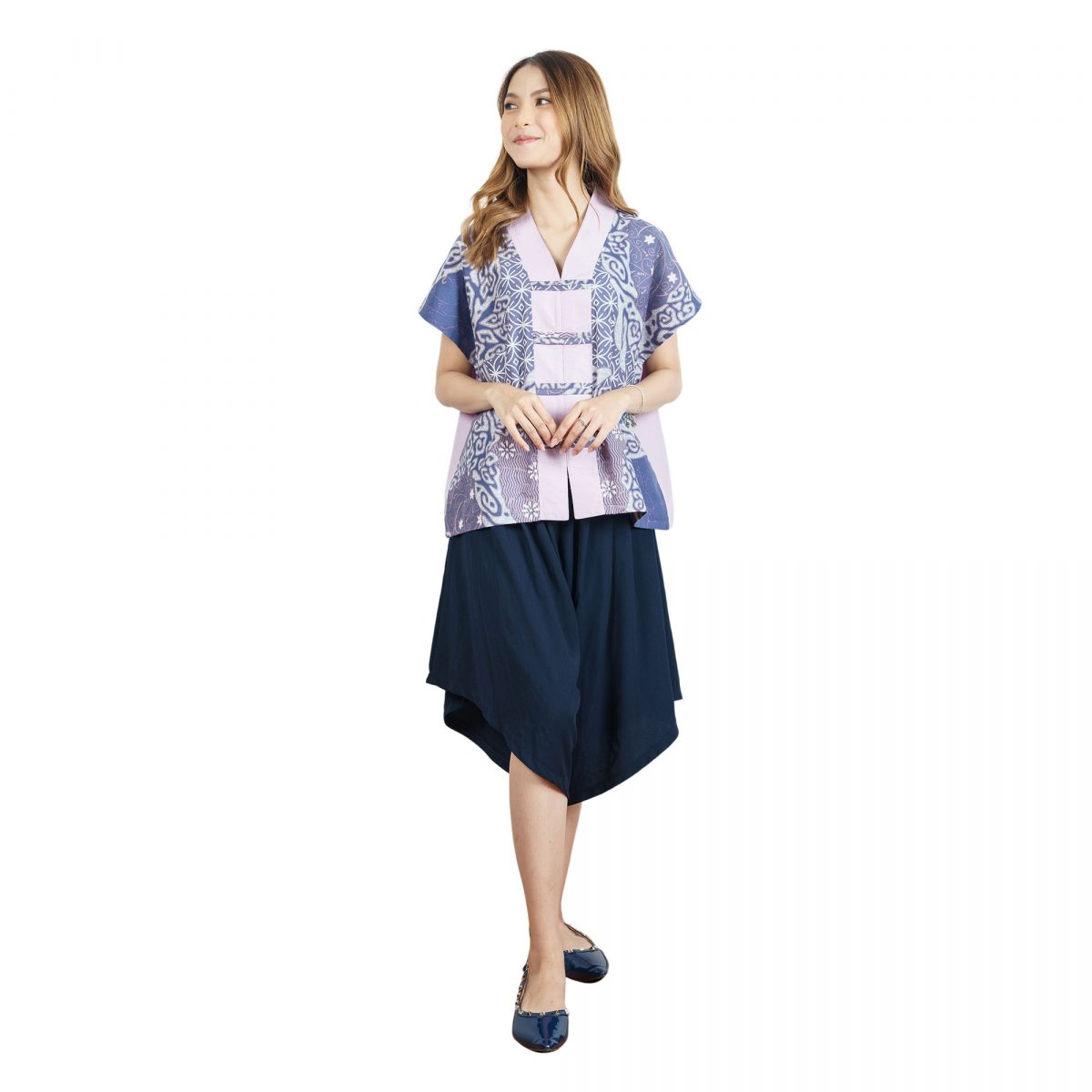 Olivia Blouse Purple - Image 6