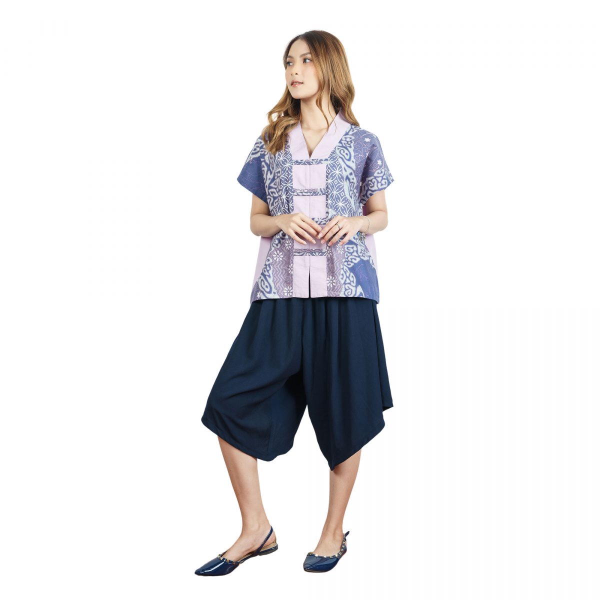 Olivia Blouse Purple - Image 4