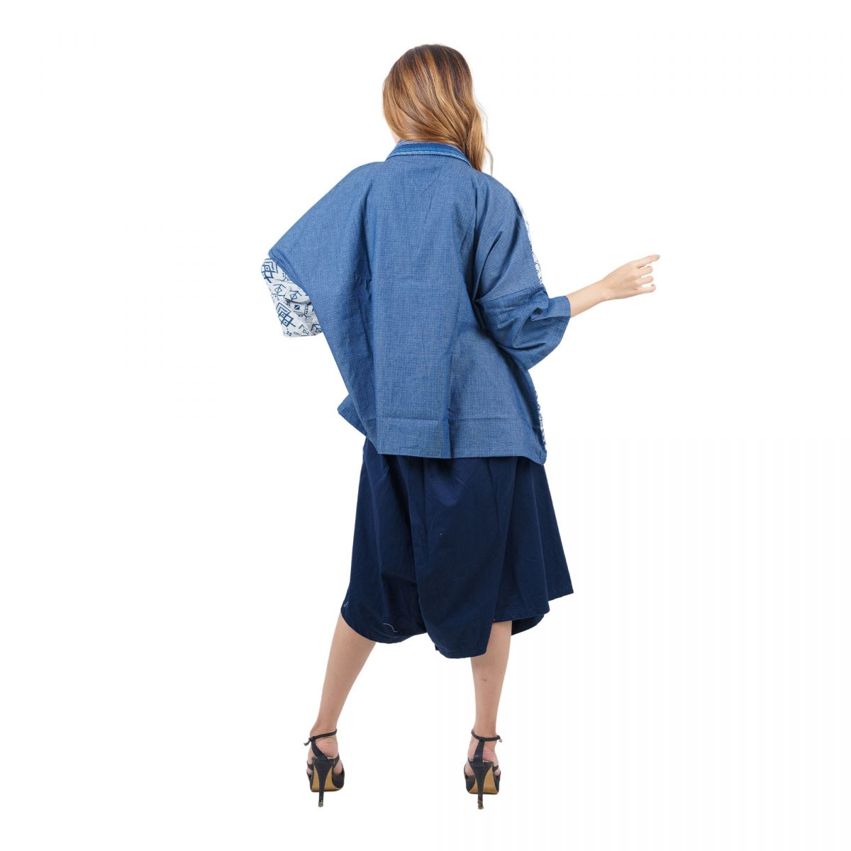 Tatiana Blazer Navy Cream - Image 5