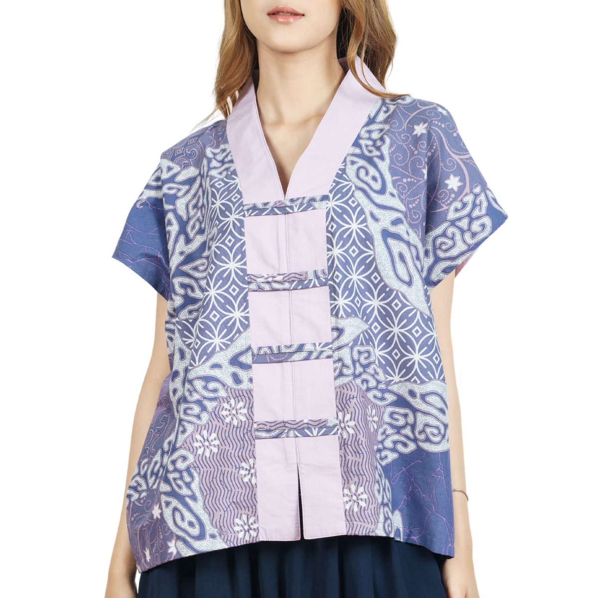 Olivia Blouse Purple - Image 2
