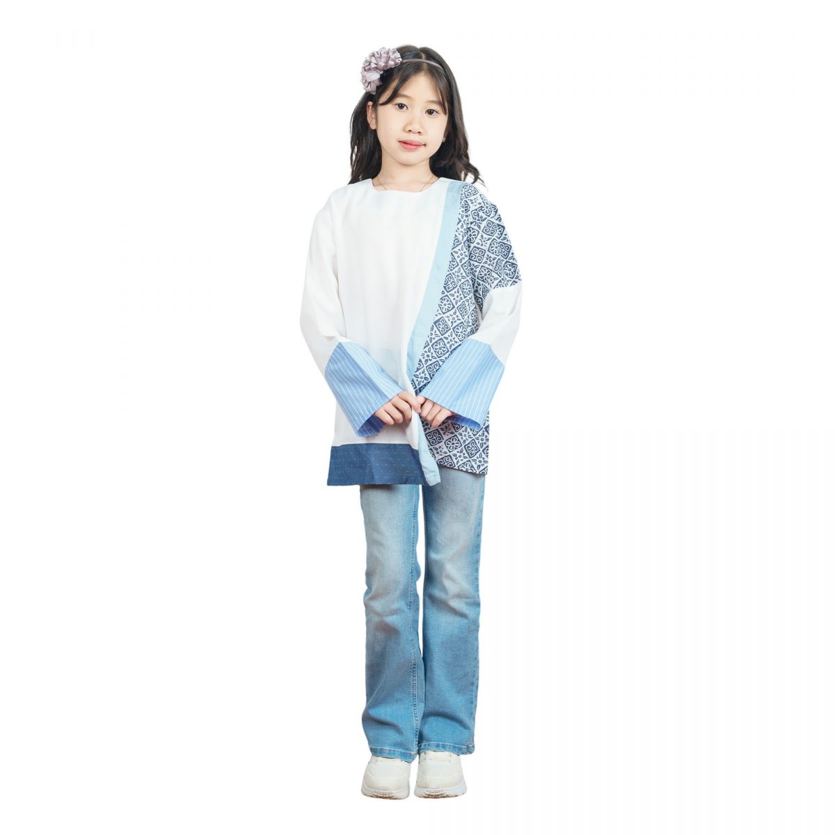 Elina Blouse Kids Broken White - Image 6