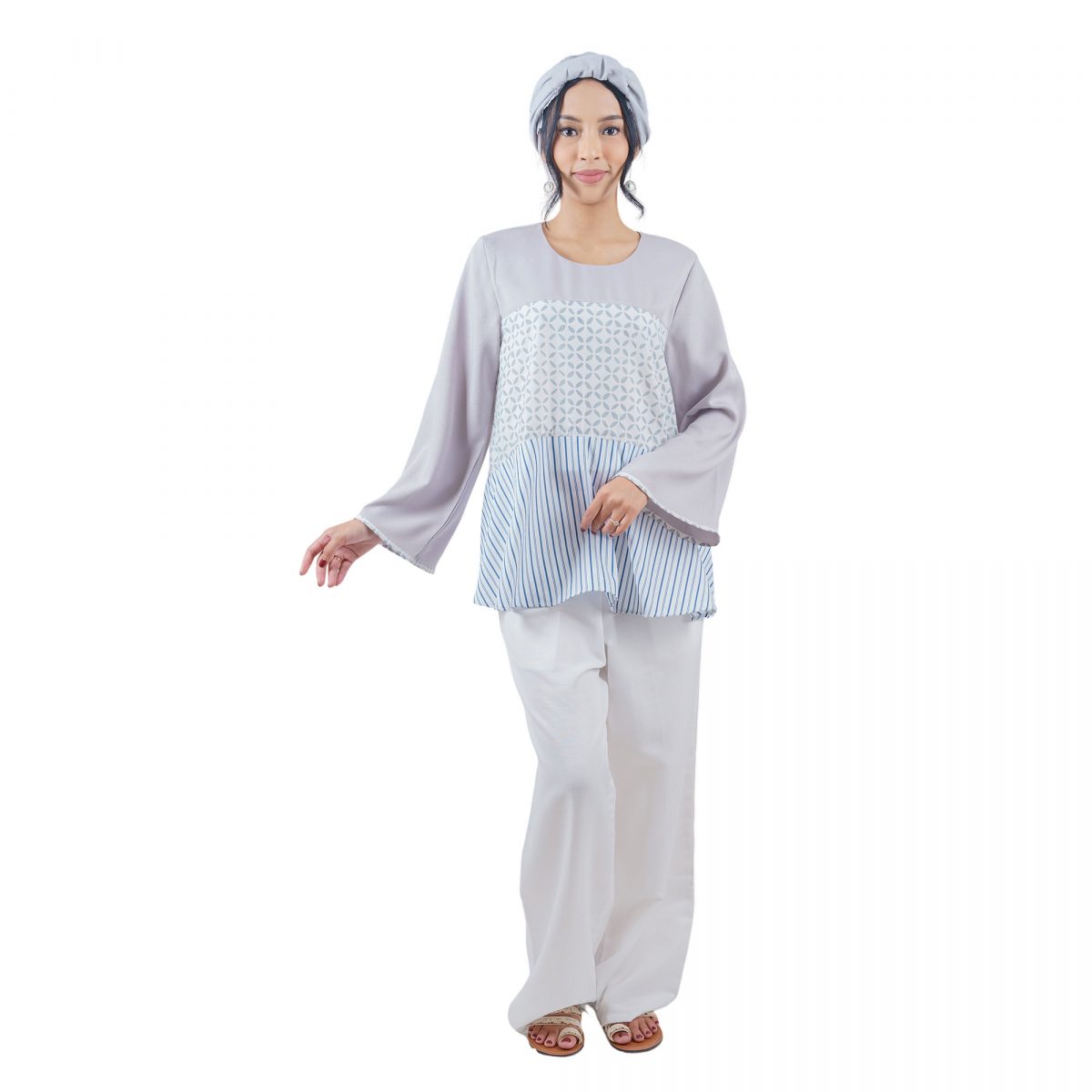 Gayatri Blouse Grey - Image 6