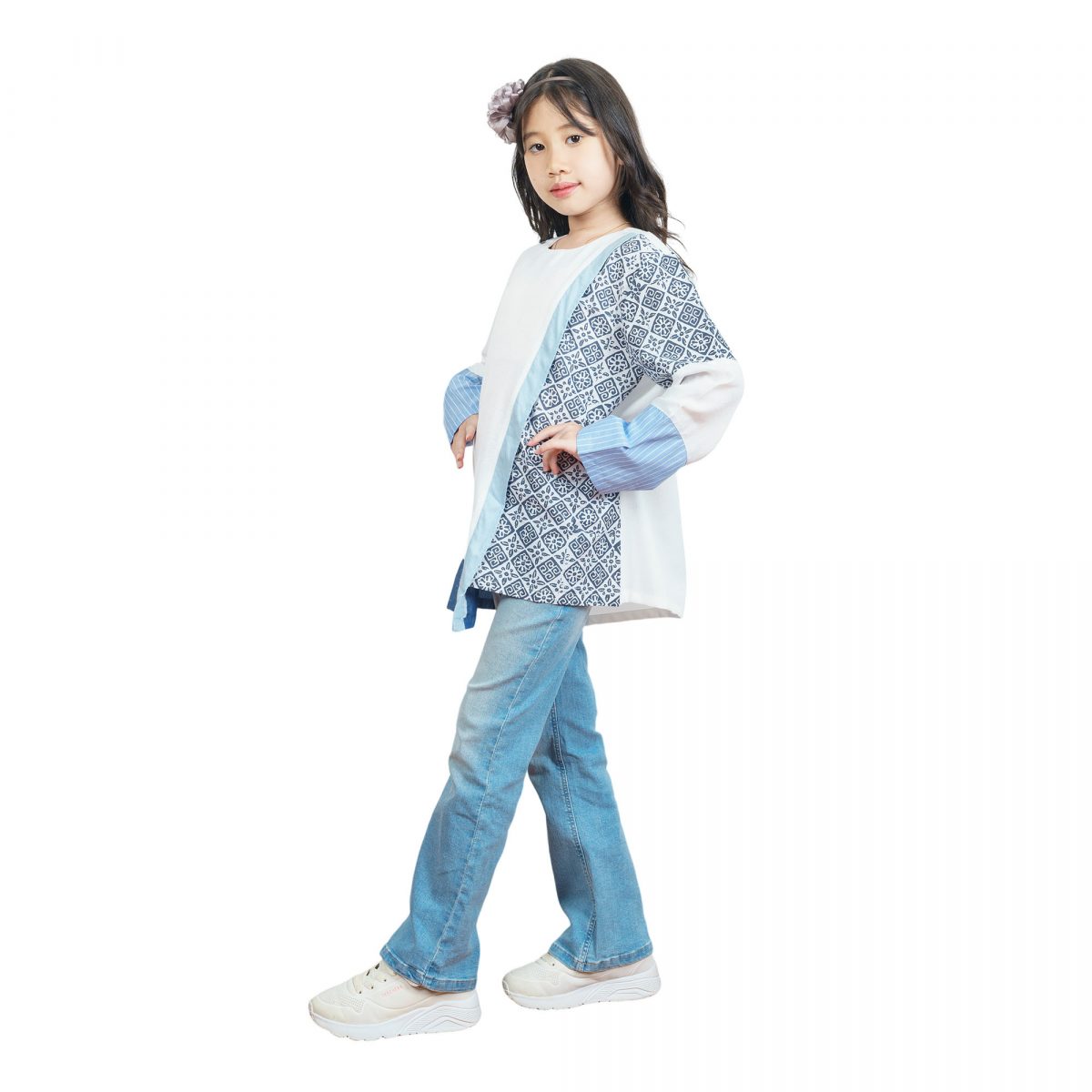 Elina Blouse Kids Broken White - Image 3