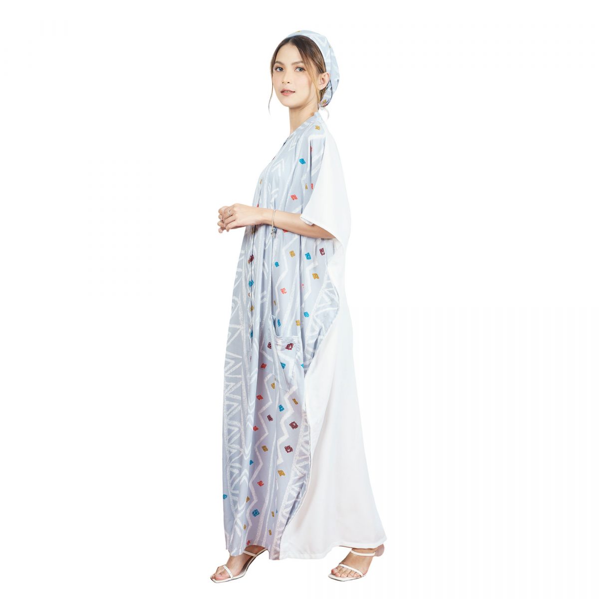 Nirwana Kaftan Grey - Image 4