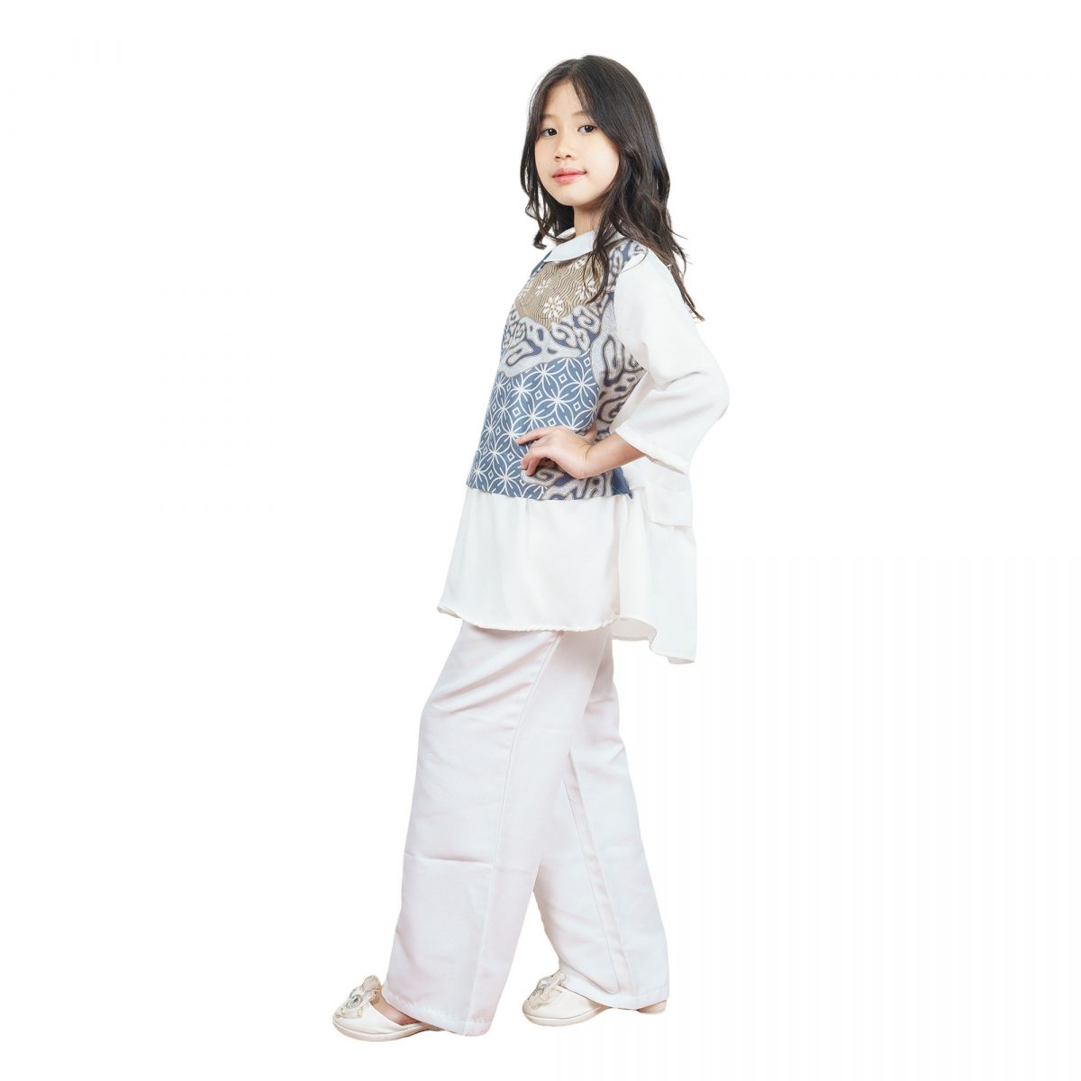 Gabriella Blouse Kids Grey - Image 4